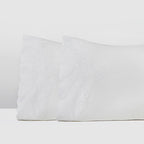 Σετ Μαξιλαροθήκες Αιγαίον με Κέντημα 50X70 Pristine White